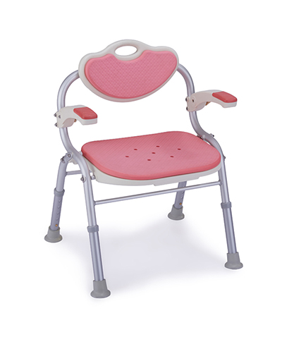 Foldable Shower Chair with Cushion