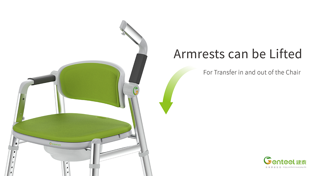 Revolutionize Toileting Experience with our Commode Chair Featuring EVA Pads