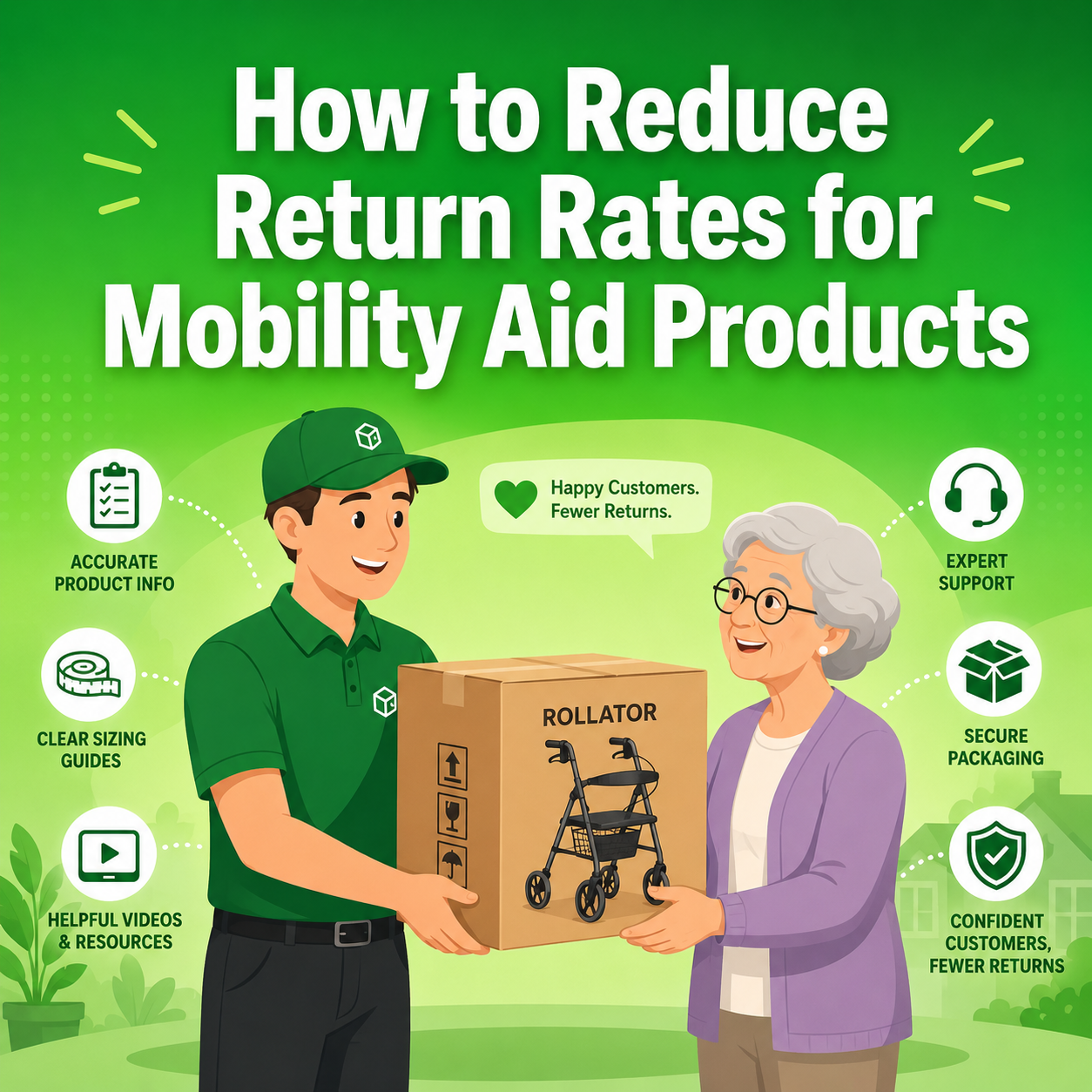 How to Reduce Return Rates for Mobility Aid Products How to Reduce Return Rates for Mobility Aid Products