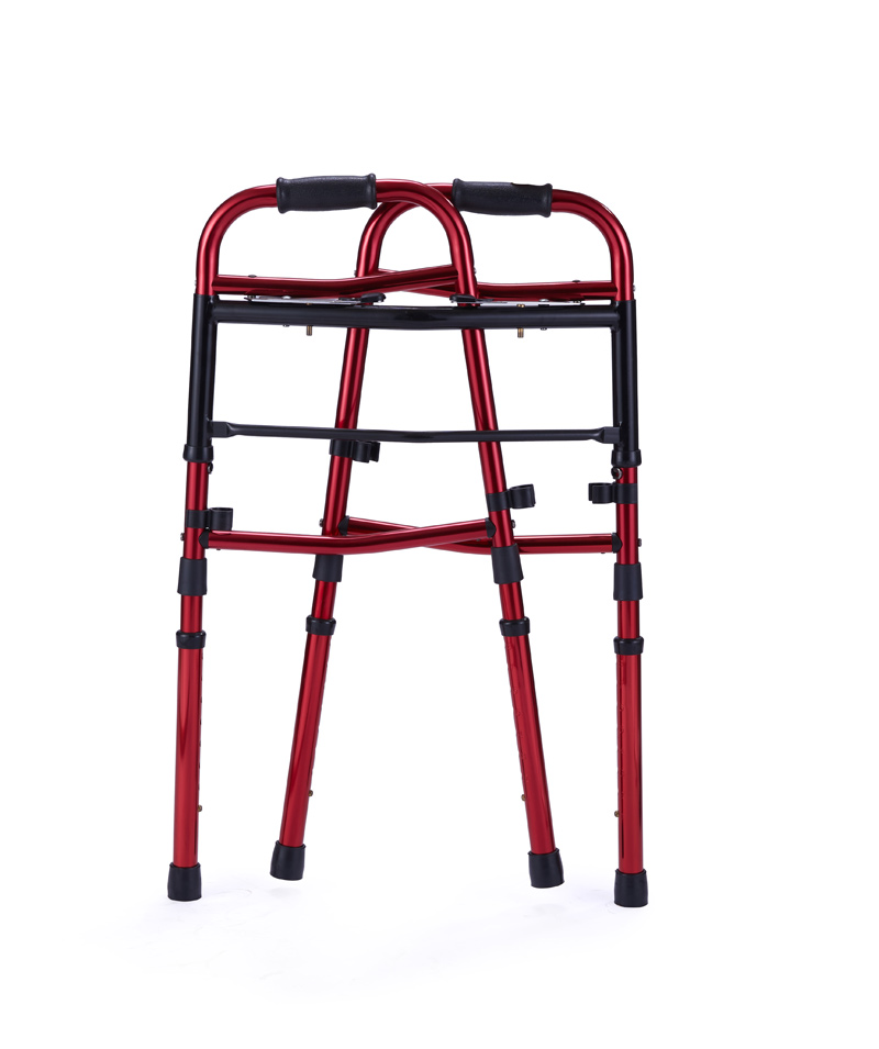 9165 Dual-release double folding walker