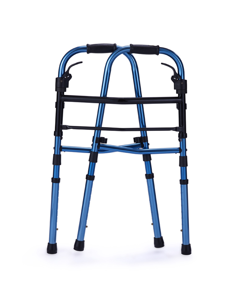 9183 Paddle double folding walker