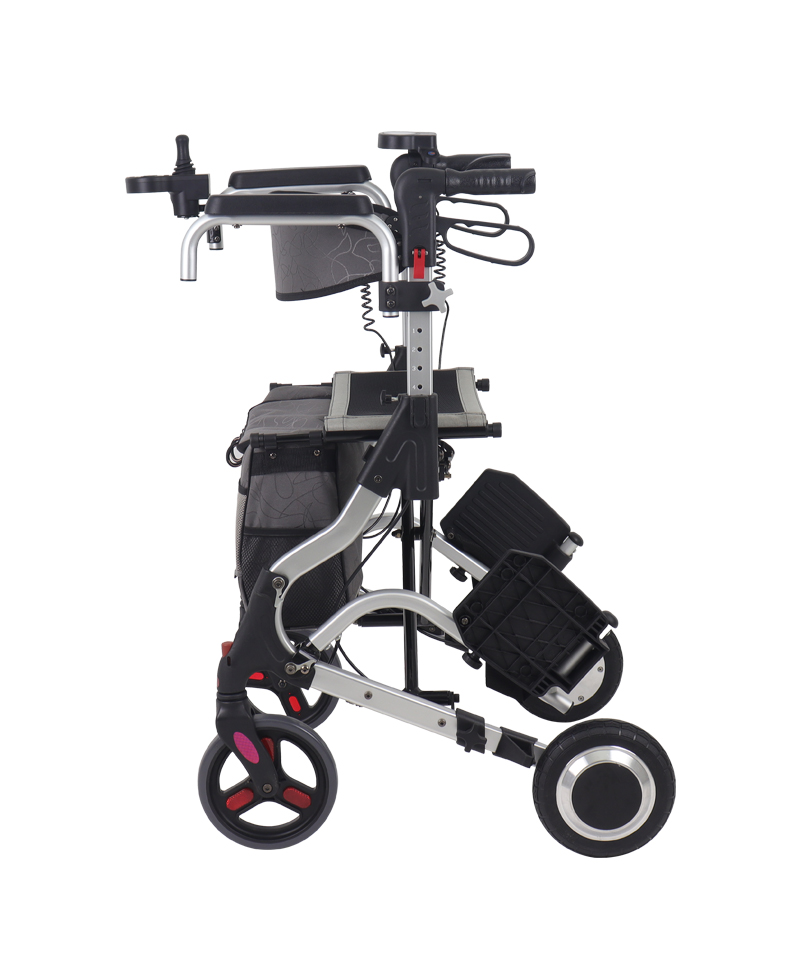 Electric Rollator With Footrest