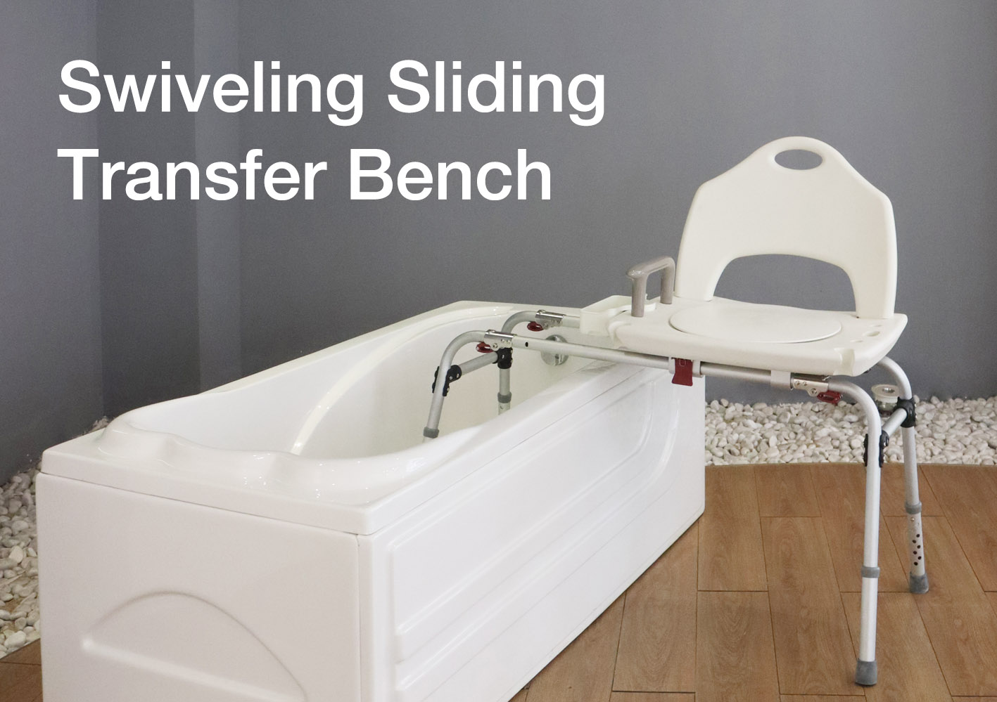 3637 Swiveling Sliding Transfer Bench