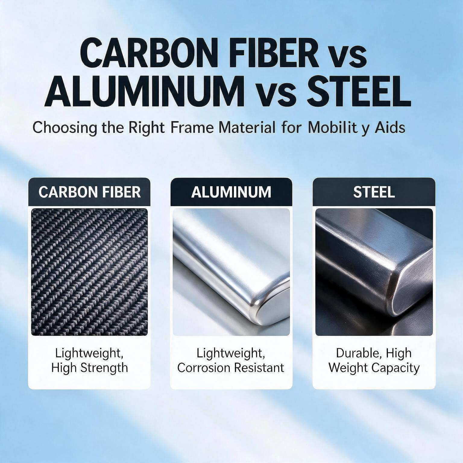 Carbon Fiber vs. Aluminum vs. Steel: Which Is Best?